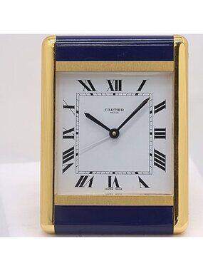 Cartier Quartz White Dial Table Clock Kri
